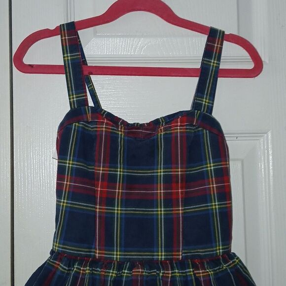 Abercrombie plaid sleeveless dress Sz M EUC - Picture 3 of 9